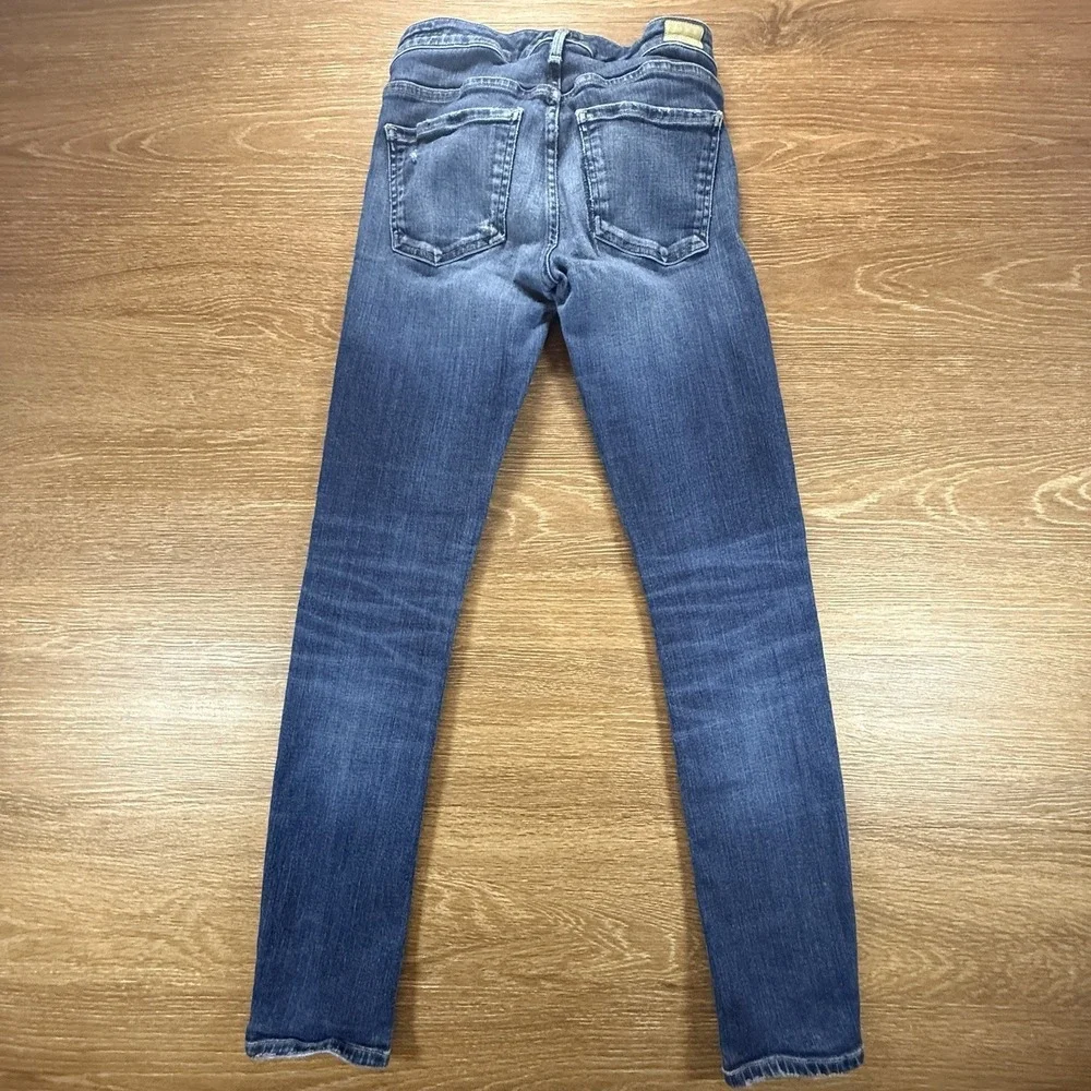 Citizens of Humanity Racer Low Rise Skinny Premium Jeans Women's 25 Blue Stretch